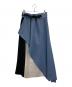 UNITED TOKYO (ユナイテッドトーキョー) ケープブロッキングスカート スカイブルー サイズ:1：3480円