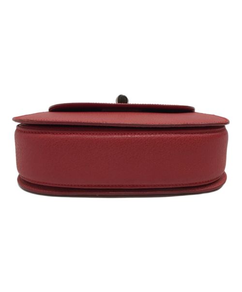 GUCCI（グッチ）GUCCI (グッチ) バンブーハンドバッグ レッドの古着・服飾アイテム