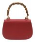 GUCCI (グッチ) バンブーハンドバッグ レッド：70000円