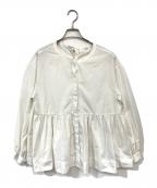 eldoエルド）の古着「抗菌フリルブラウス」｜ホワイト