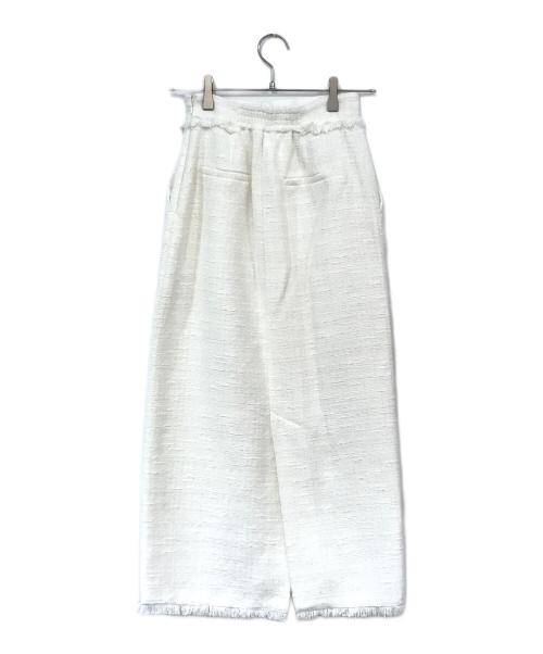 anuans（アニュアンス）anuans (アニュアンス) ツイードタイトスカート ホワイト サイズ:SIZE Sの古着・服飾アイテム