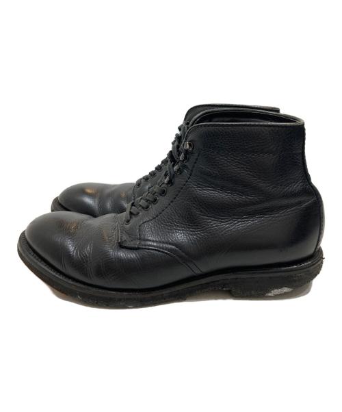 Alden（オールデン）Alden (オールデン) Wild Life Tailor (ワイルドライフテイラー) PLAIN TOE BOOT ブラック サイズ:7 1/2の古着・服飾アイテム