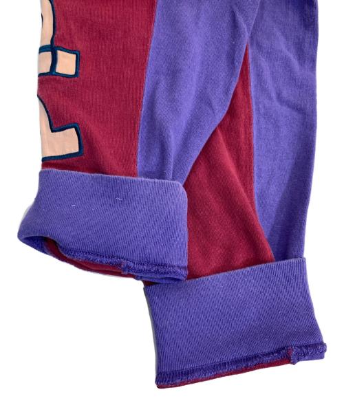 X-GIRL（エックスガール）X-GIRL (エックスガール) moussy (マウジー) XG FACE LS Tシャツ パープル サイズ:SIZE Freeの古着・服飾アイテム