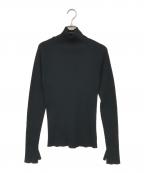 ETRE TOKYOエトレトウキョウ）の古着「ホールガーメントタートルニットプルオーバー」｜ブラック