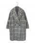 23区（ニジュウサンク）の古着「MANTECOシャギーチェックコート」｜グレー