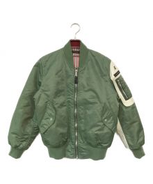 the Shepherd×ALPHA×FRAGMENT DESIGN（ザシェパード×アルファ×フラグメントデザイン）の古着「MA-1ジャケット」｜オリーブ