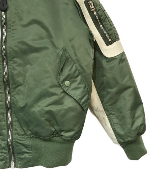 the Shepherd（ザシェパード）the Shepherd (ザシェパード) ALPHA (アルファ) FRAGMENT DESIGN (フラグメントデザイン) MA-1ジャケット オリーブ サイズ:SMALLの古着・服飾アイテム