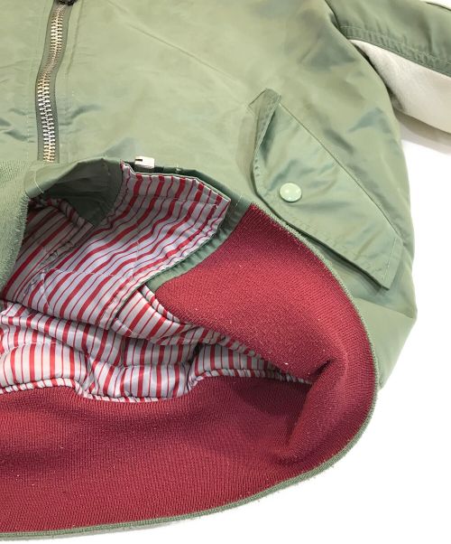 the Shepherd（ザシェパード）the Shepherd (ザシェパード) ALPHA (アルファ) FRAGMENT DESIGN (フラグメントデザイン) MA-1ジャケット オリーブ サイズ:SMALLの古着・服飾アイテム