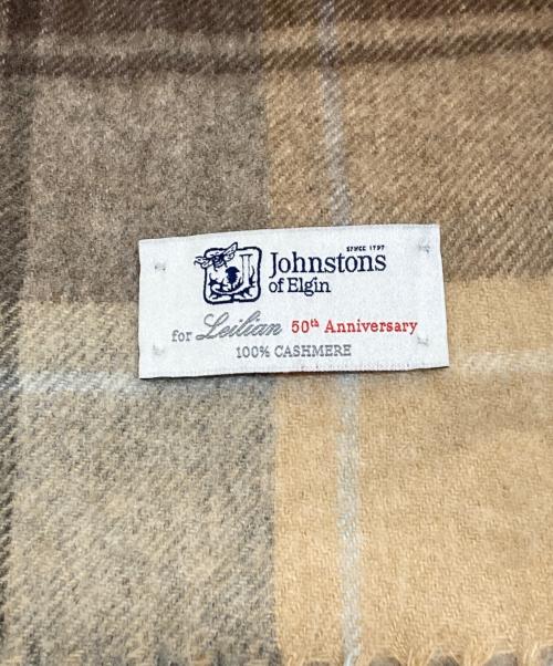 JOHNSTONS（ジョンストンズ）JOHNSTONS (ジョンストンズ) カシミヤマフラー ブラウンの古着・服飾アイテム