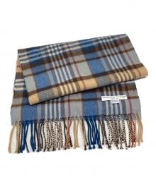 JOHNSTONS OF ELGIN（ジョンストンズオブエルガン）の古着「カシミヤ混マフラー」｜ベージュ