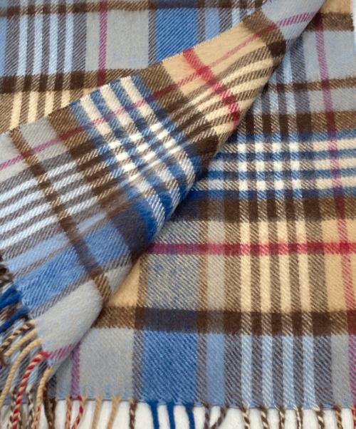 JOHNSTONS OF ELGIN（ジョンストンズオブエルガン）JOHNSTONS OF ELGIN (ジョンストンズオブエルガン) カシミヤ混マフラー ベージュの古着・服飾アイテム