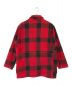 WOOLRICH (ウールリッチ) 80Sバッファローチェックハンティングコート レッド サイズ:M：10000円