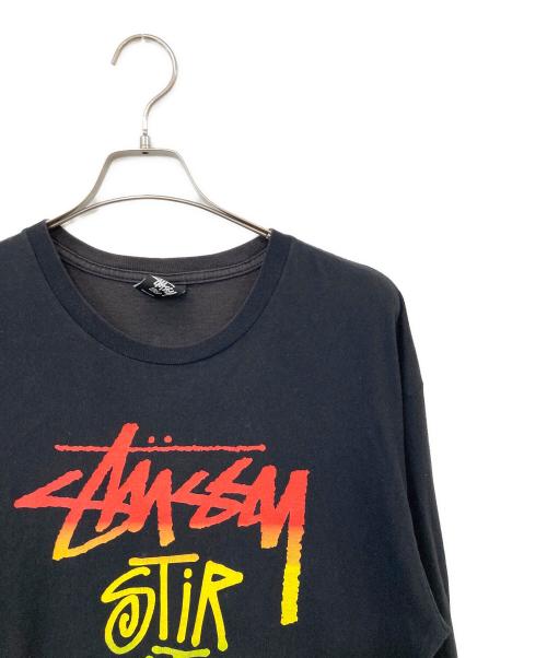 stussy（ステューシー）stussy (ステューシー) ラスタLST-SHIRTS/LSTシャツ ブラック サイズ:SIZE Lの古着・服飾アイテム