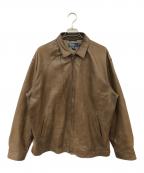 POLO RALPH LAURENポロ・ラルフローレン）の古着「90s Leather Swing Top」｜ブラウン