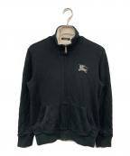 BURBERRY BLACK LABELバーバリーブラックレーベル）の古着「ハイネックフリースライナースウェットジャケット」｜ブラック