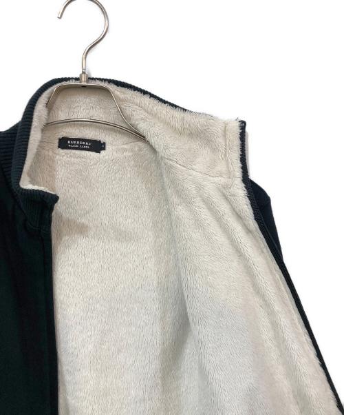 BURBERRY BLACK LABEL（バーバリーブラックレーベル）BURBERRY BLACK LABEL (バーバリーブラックレーベル) ハイネックフリースライナースウェットジャケット ブラック サイズ:SIZE Mの古着・服飾アイテム