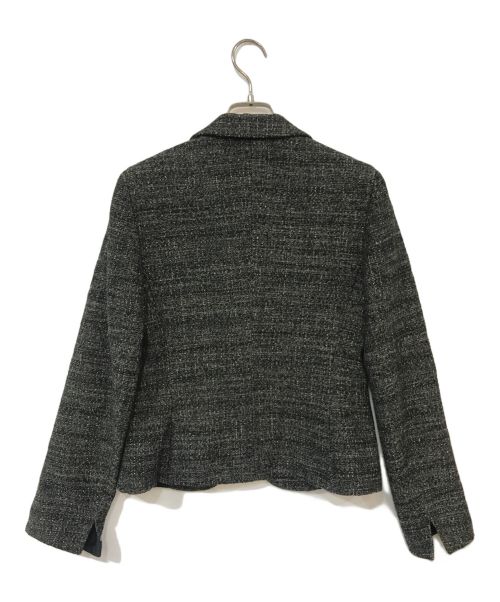 MaxMara（マックスマーラ）MaxMara (マックスマーラ) ツィードスーツ グレー サイズ:38の古着・服飾アイテム