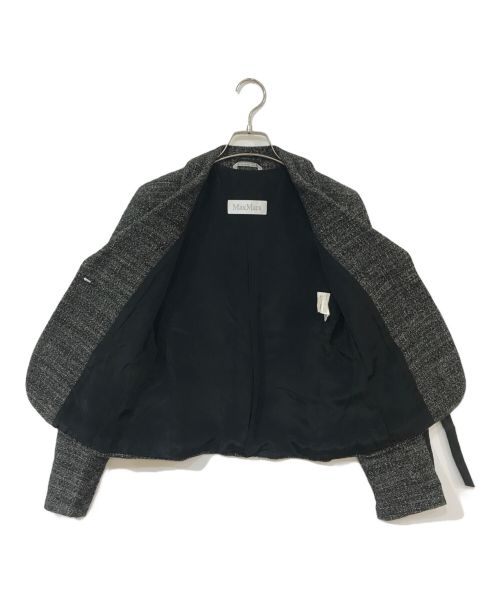 MaxMara（マックスマーラ）MaxMara (マックスマーラ) ツィードスーツ グレー サイズ:38の古着・服飾アイテム