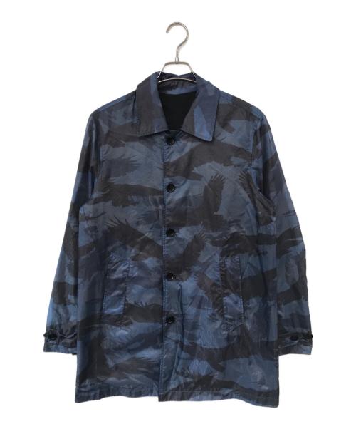 DIESEL（ディーゼル）DIESEL (ディーゼル) リバーシブルナイロンジャケット ネイビー×ブラック サイズ:SIZE Sの古着・服飾アイテム