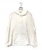 tokyodesignstudio new balanceトーキョーデザインスタジオバイニューバランス）の古着「in side out raglan hoodie/インサイドアウトラグランフーディー」｜ホワイト