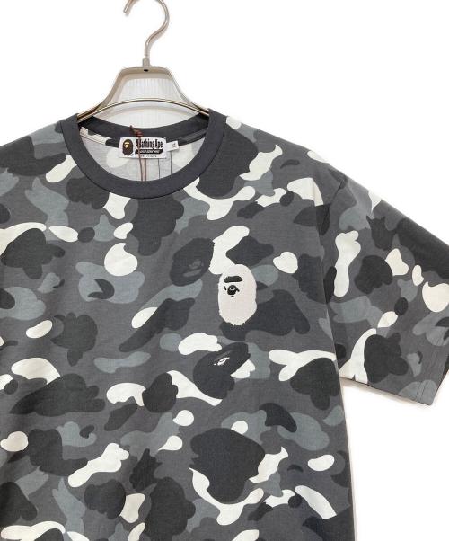 A BATHING APE（ア ベイシング エイプ）A BATHING APE (ア ベイシング エイプ) CITY CAMO LARGE APE HEAD TEE グレー サイズ:XLの古着・服飾アイテム