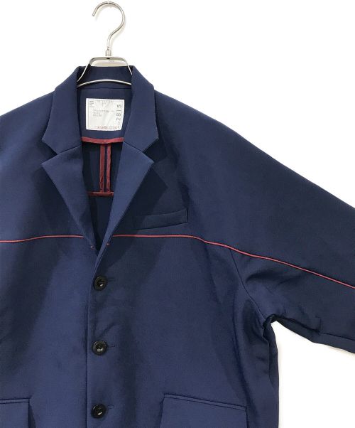 sacai（サカイ）sacai (サカイ) Technical Jersey Jacket ネイビー サイズ:3の古着・服飾アイテム