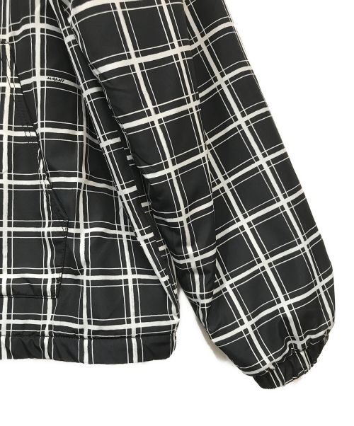 MARNI（マルニ）MARNI (マルニ) ポリエステルチェックフーディパデットブルゾン ブラック サイズ:50の古着・服飾アイテム