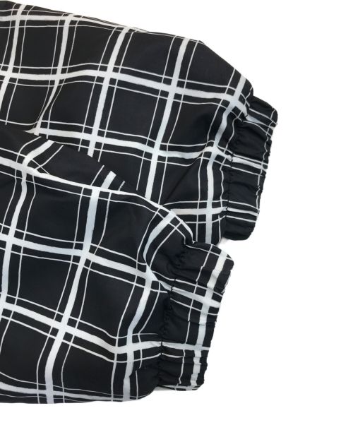 MARNI（マルニ）MARNI (マルニ) ポリエステルチェックフーディパデットブルゾン ブラック サイズ:50の古着・服飾アイテム