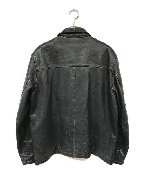 Columbia（コロンビア）Columbia (コロンビア) レザージャケット ブラック サイズ:Lの古着・服飾アイテム