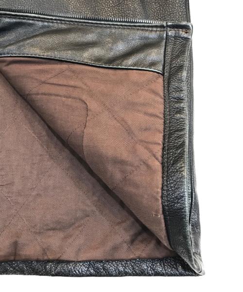 Columbia（コロンビア）Columbia (コロンビア) レザージャケット ブラック サイズ:Lの古着・服飾アイテム