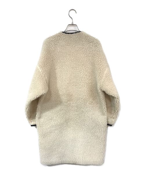 HYKE（ハイク）HYKE (ハイク) FAUX SHEARLING COAT ホワイト サイズ:2の古着・服飾アイテム