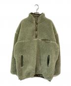 6(ROKU) BEAUTY&YOUTHロク ビューティーアンドユース）の古着「BOA PULLOVER JACKET/ボアプルオーバージャケット」｜オリーブ