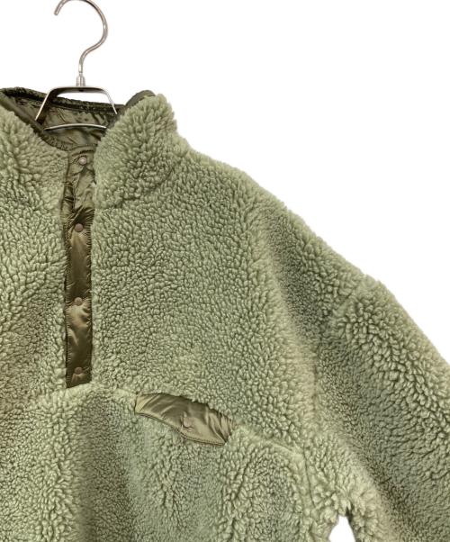 6(ROKU) BEAUTY&YOUTH（ロク ビューティーアンドユース）6(ROKU) BEAUTY&YOUTH (ロク ビューティーアンドユース) BOA PULLOVER JACKET/ボアプルオーバージャケット オリーブ サイズ:SIZE Mの古着・服飾アイテム