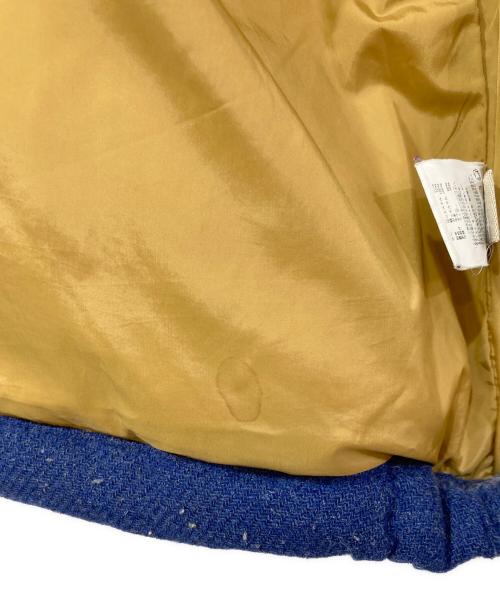 stussy（ステューシー）stussy (ステューシー) ウールフード付きダウンジャケット ネイビー サイズ:SIZE Sの古着・服飾アイテム