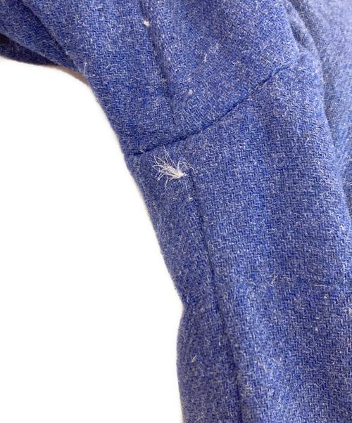 stussy（ステューシー）stussy (ステューシー) ウールフード付きダウンジャケット ネイビー サイズ:SIZE Sの古着・服飾アイテム