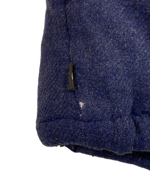 stussy（ステューシー）stussy (ステューシー) ウールフード付きダウンジャケット ネイビー サイズ:SIZE Sの古着・服飾アイテム