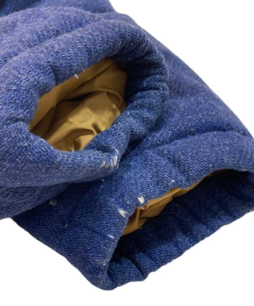 stussy（ステューシー）stussy (ステューシー) ウールフード付きダウンジャケット ネイビー サイズ:SIZE Sの古着・服飾アイテム