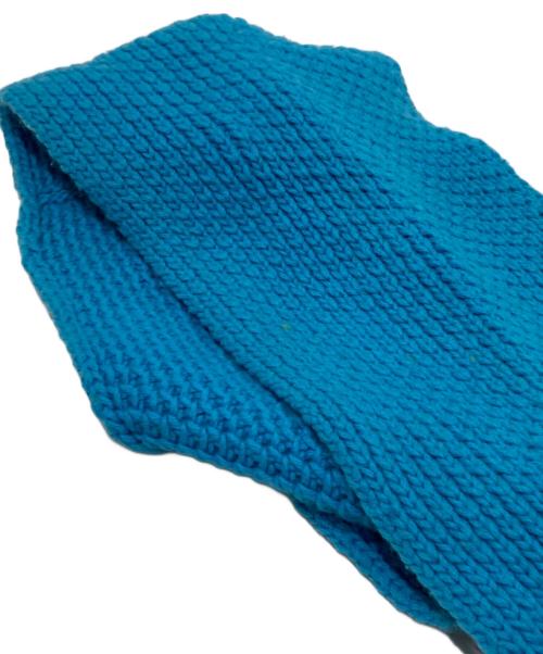 HERMES（エルメス）HERMES (エルメス) カシミヤスヌード スカイブルーの古着・服飾アイテム