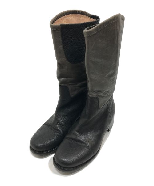 CHANEL（シャネル）CHANEL (シャネル) ココマーク刺繍ロングブーツ ブラック サイズ:39Cの古着・服飾アイテム