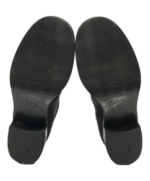 CHANEL（シャネル）CHANEL (シャネル) ココマーク刺繍ロングブーツ ブラック サイズ:39Cの古着・服飾アイテム