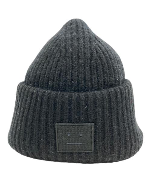 Acne studios（アクネ ストゥディオズ）ACNE STUDIOS (アクネ ストゥディオズ) ニット帽 ブラックの古着・服飾アイテム