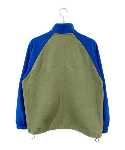 X-GIRL（エックスガール）X-GIRL (エックスガール) RAGLAN FLEECE JACKET/ラグランフリースジャケット オリーブ サイズ:SIZE Mの古着・服飾アイテム