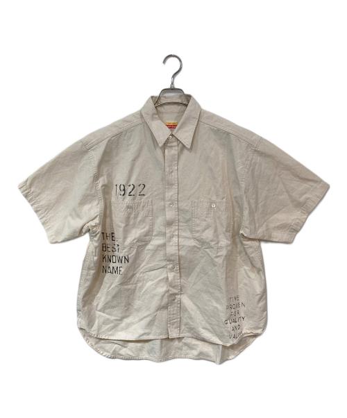 PAY DAY（ペイデイ）PAY DAY (ペイデイ) JOURNAL STANDARD (ジャーナルスタンダード) 半袖シャツ ベージュ サイズ:Mの古着・服飾アイテム