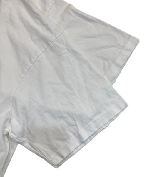 NUMBER (N)INE（ナンバーナイン）NUMBER (N)INE (ナンバーナイン) VINTAGE WASH DAMAGE CLASSIC LOGO T-SHIRT ホワイト サイズ:4の古着・服飾アイテム