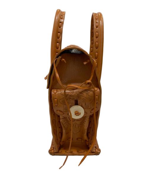 Carving Tribes（カービングトライブス）Carving Tribes (カービングトライブス) トートバッグ ブラウンの古着・服飾アイテム