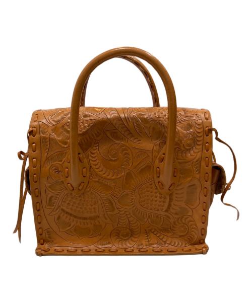 Carving Tribes（カービングトライブス）Carving Tribes (カービングトライブス) トートバッグ ブラウンの古着・服飾アイテム