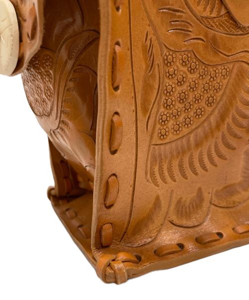 Carving Tribes（カービングトライブス）Carving Tribes (カービングトライブス) トートバッグ ブラウンの古着・服飾アイテム