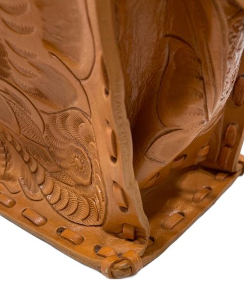 Carving Tribes（カービングトライブス）Carving Tribes (カービングトライブス) トートバッグ ブラウンの古着・服飾アイテム