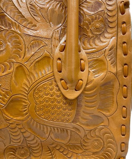 Carving Tribes（カービングトライブス）Carving Tribes (カービングトライブス) トートバッグ ブラウンの古着・服飾アイテム