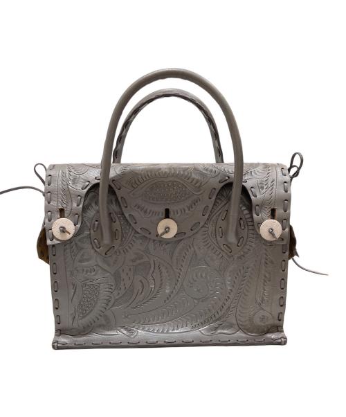 Carving Tribes（カービングトライブス）Carving Tribes (カービングトライブス) トートバッグ グレーの古着・服飾アイテム